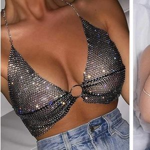 Fstrends Rhinestone Tank Top